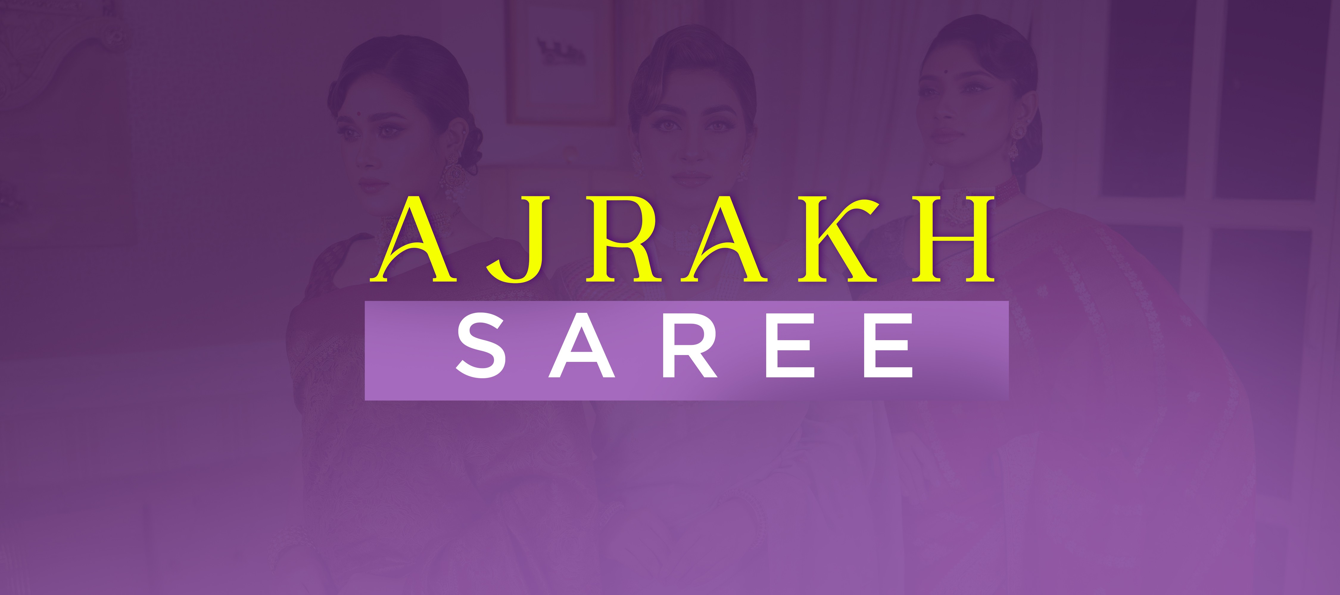 Ajrakh Saree